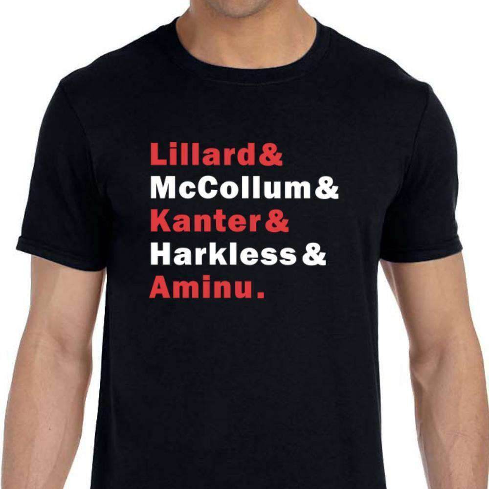 Portland Trail Blazers Starting Line Up Shirt
